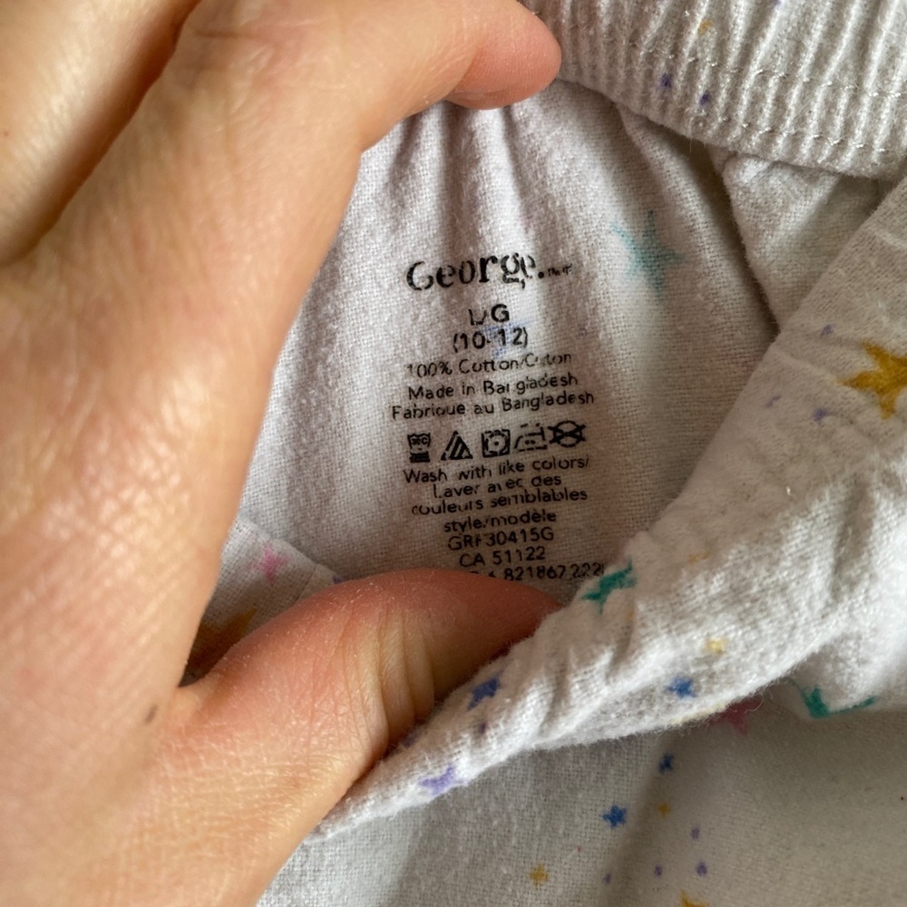 Vintage 90s Y2K Stars Moons Cotton Pajama Pants - Picture 3 of 3